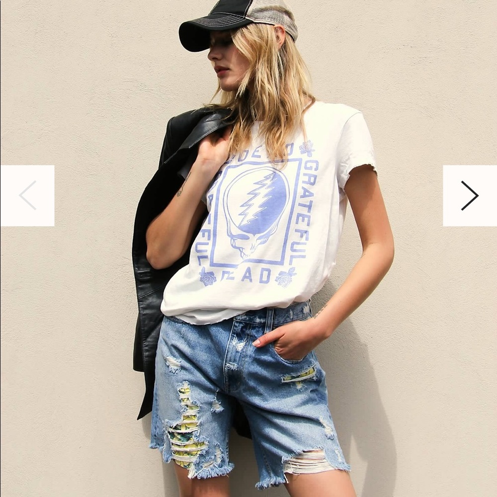 Raleigh Destroyed Shorts - Free People